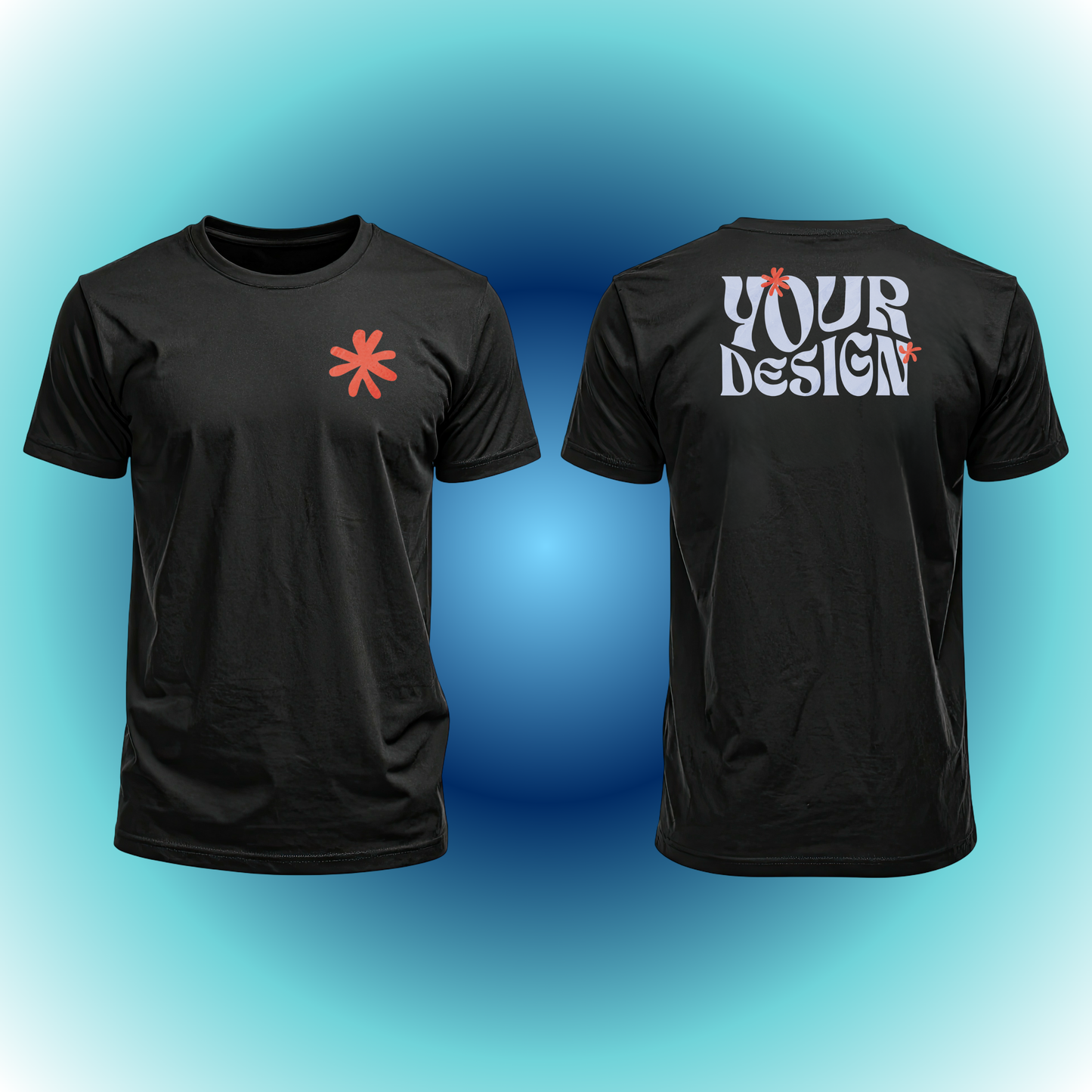 Custom shirt add-on options - pocket print sleeve print back print placement guide - Mabuhay Designs